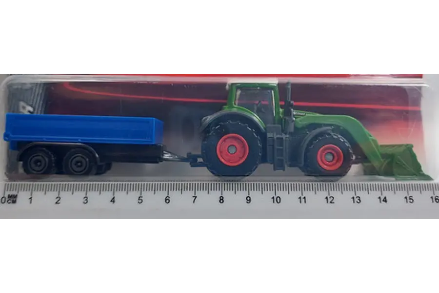 Tractor Fendt 939 con Carreta 1/64 de Majorette