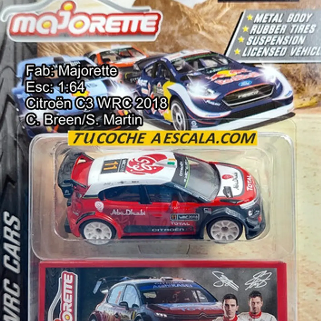 Citroen C3 2018 de Colección Marca Majorette   1