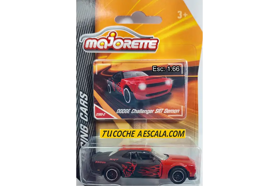 Dodge Challenger Srt D Escala 1:64 Marca Majorette  