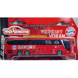 Bus Oficial Bayern Munich a Escala Marca Majorette  