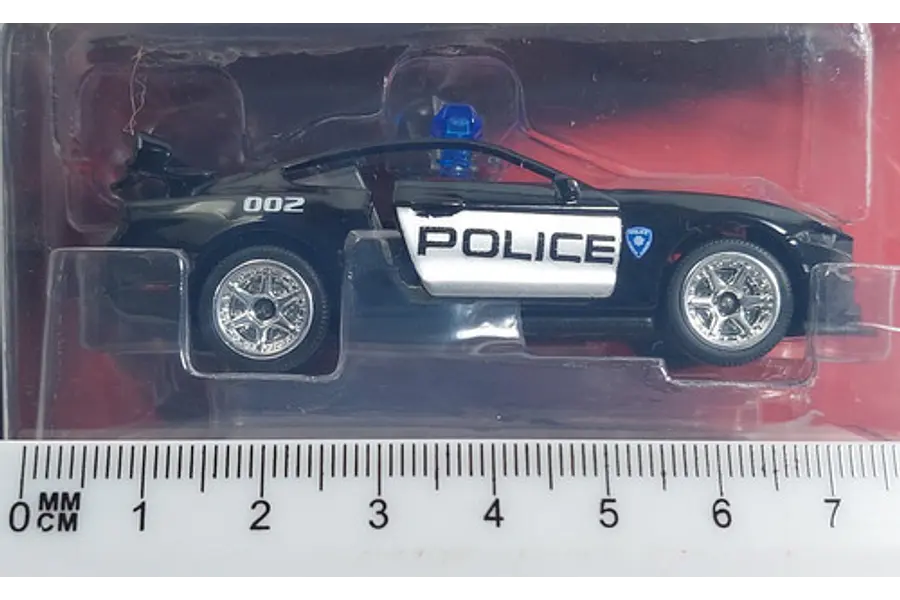 Ford Mustang Gt Police Escala De Coleccion Marca Majorette  