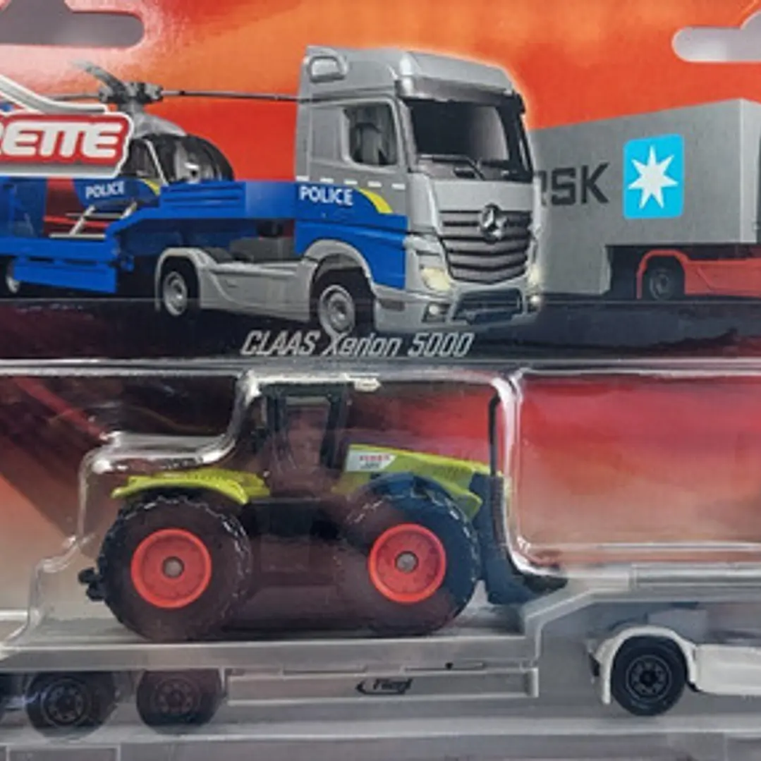 Tractomula Man Tgx Xxl Con Tractor A Escala Majorette 3