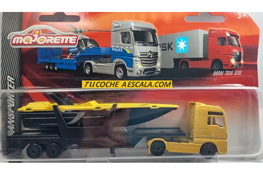 Tractomula Man Tga Xxl Yate Escala Coleccion Marca Majorette