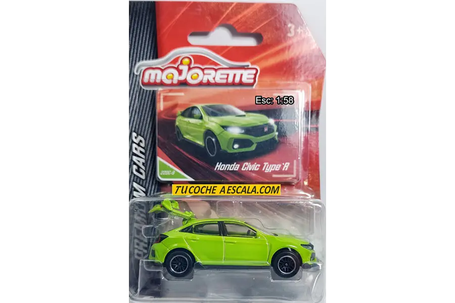 Honda Civic Type R A Escala De Coleccion Marca Majorette