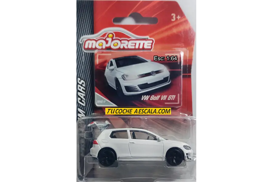 VW Golf VII GTI A blanco 1/64 Marca Majorette
