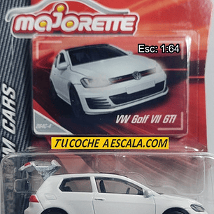 VW Golf VII GTI A blanco 1/64 Marca Majorette