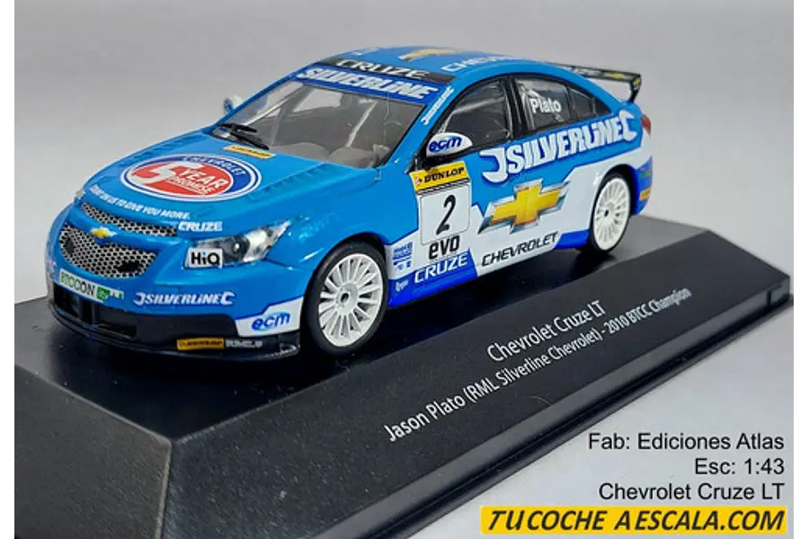 Chevrolet Cruze Lt Jason Plato Carro A Escala De Coleccion  