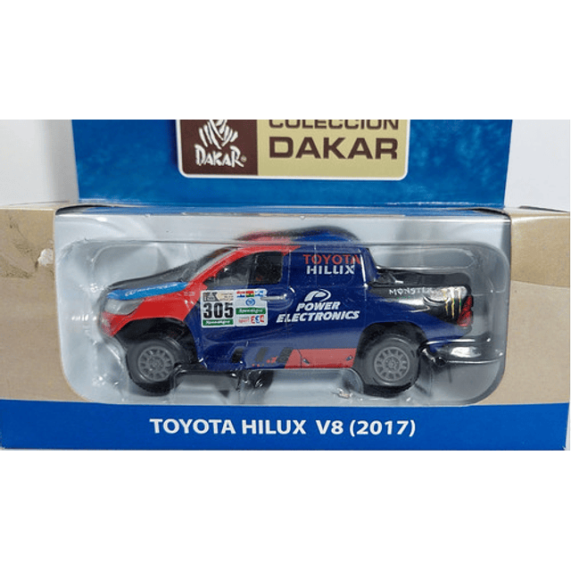 Toyota Hi Lux 2017 V8 Dakar , Escala 1/43, Marca Ixo