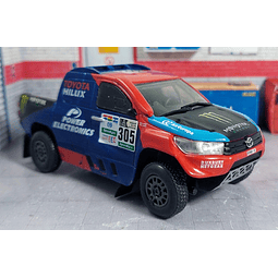 Toyota Hi Lux 2017 V8 Dakar , Escala 1/43, Marca Ixo
