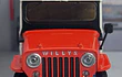 Jeep Cj 3 Cafetero Yipao, Carro A Escala 1/43 Marca Ixo
