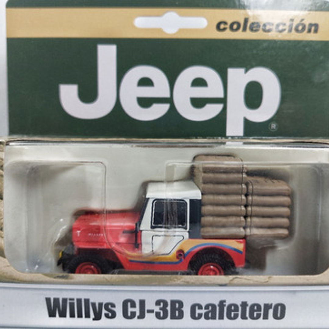 Jeep Cj 3 Cafetero Yipao, Carro A Escala 1/43 Marca Ixo 5