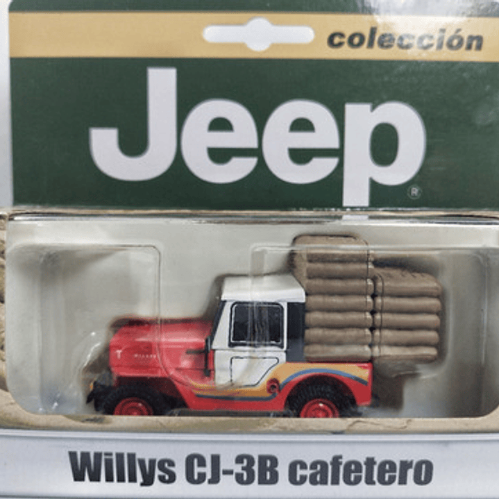 Jeep Cj 3 Cafetero Yipao, Carro A Escala 1/43 Marca Ixo 5