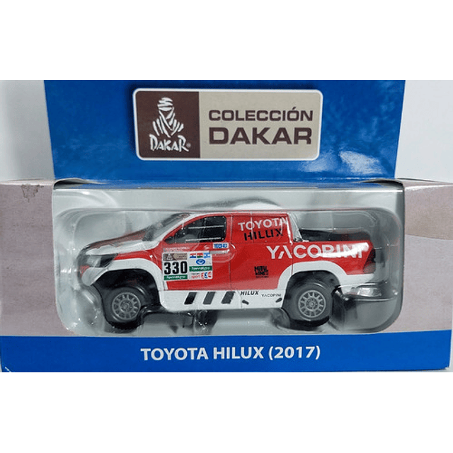 Toyota Hi Lux 2017 Dakar , Escala 1/43, Marca Ixo