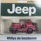 Jeep WILLYS De Bomberos , Carro A Escala 1/43 Marca Ixo - Miniatura 2