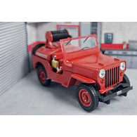 Jeep WILLYS De Bomberos Escala 1/43 Marca Ixo
