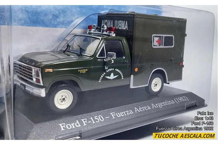 Ford F-150 Fuerza Aerea Argentina Carro Escala De Colección