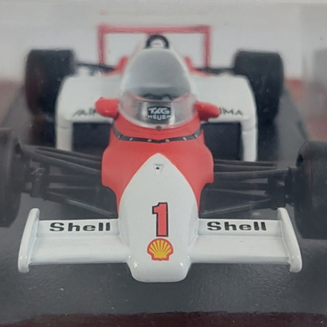 F1 Alain Prost, Mclaren Mp4/2c 1986 Carro a Escala 1/43 de Colección 2