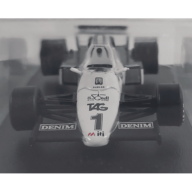 F1 Keke Rosberg, Williams Fw08c 1983 Carro Escala 1/43 Colección