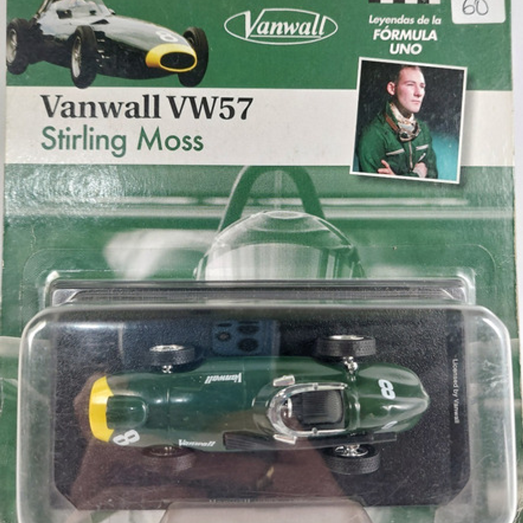 F1 Stirling Moss, Vanwall Vw57 1957 Carro A Escala 1/43 Colección 5