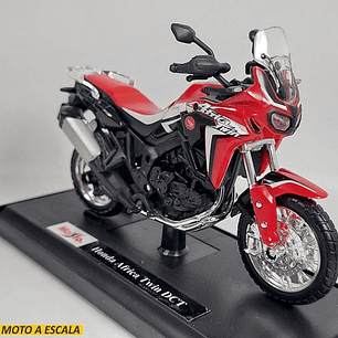Moto Honda Africa Twin Dct, Escala 1:18  