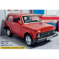 Lada Niva 2121, ROJO Chino, Escala 1:32