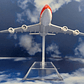 Avión Boeing 747 ,avianca  Escala 1/400, 16cm Con Base. - Miniatura 3