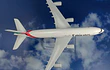 Avión Airbus B777 Emirates, Escala 1/400, 16cm Con Base.
