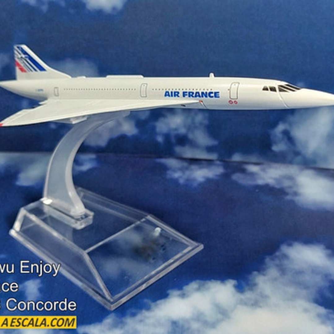 Avión Concorde Air France, 1/400 Escala, 16cm  1