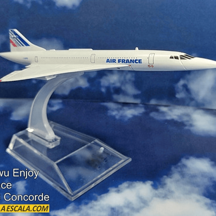 Avión Concorde Air France, 1/400 Escala, 16cm  1