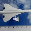 Avión Concorde Air France, 1/400 Escala, 16cm 