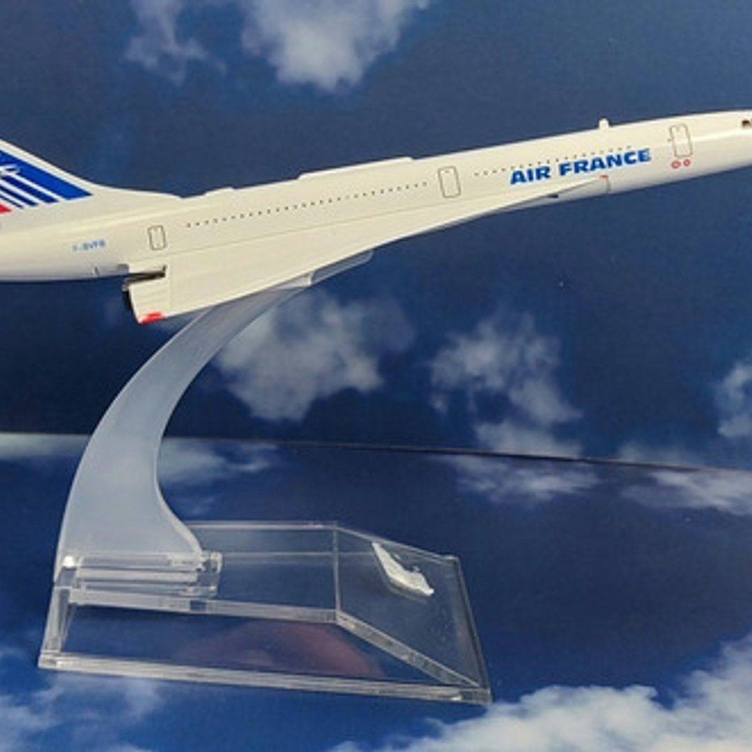 Avión Concorde Air France, 1/400 Escala, 16cm  3