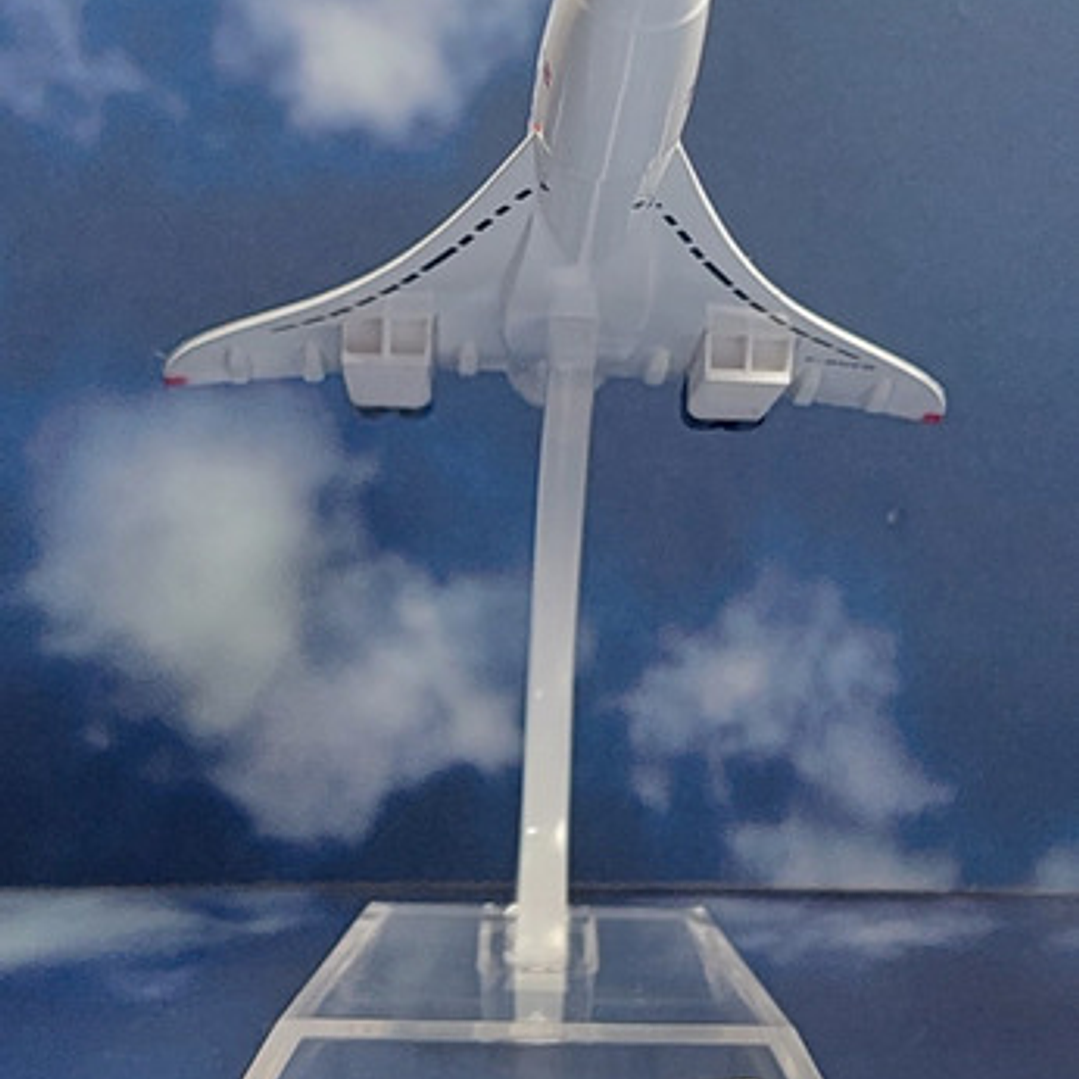 Avión Concorde Air France, 1/400 Escala, 16cm  5