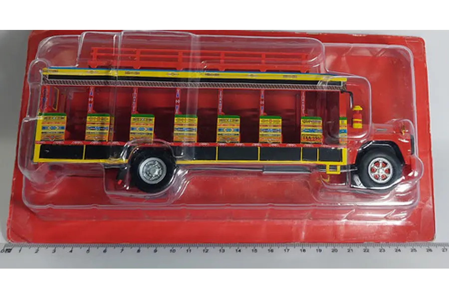 Ford 600 Chiva Colombiana 1-43 Carro A Escala De Colección