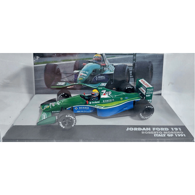 Roberto Moreno, Jordan Ford 191,  1991, Formula 1, A Escala 1-43 