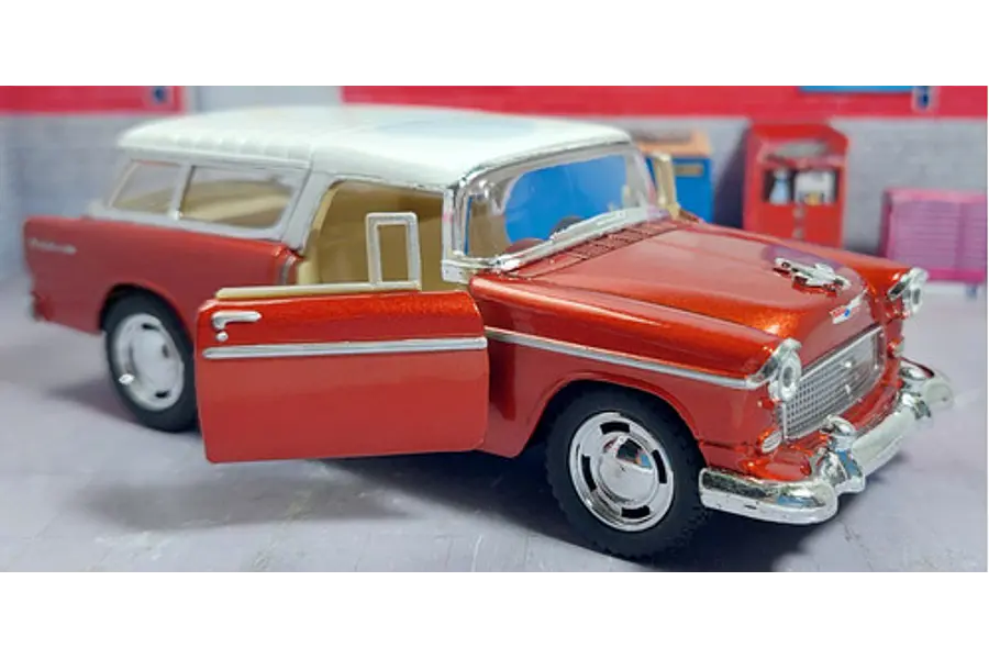 Chevrolet Nomad 1955 1-40 Carro Escala Colección