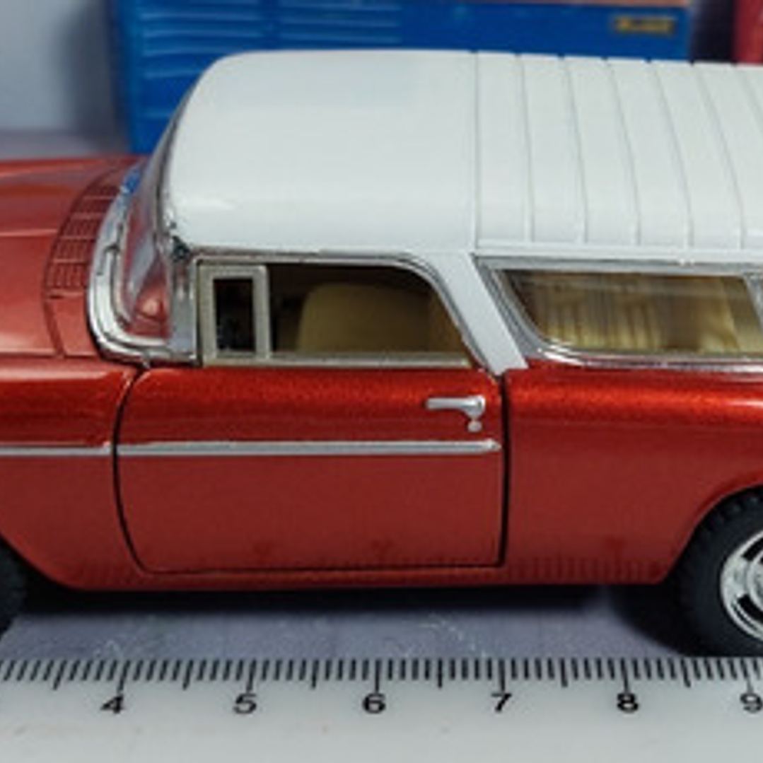 Chevrolet Nomad 1955 1-40 Carro Escala Colección 6