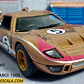 Ford Gt 40 Mkii 1966 1-32 Carro De Coleccion - Miniatura 1