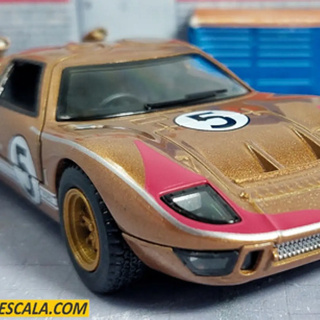 Ford Gt 40 Mkii 1966 1-32 Carro De Coleccion 2