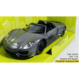 Porsche 918 Spyder 1:32 Carro De Colección  