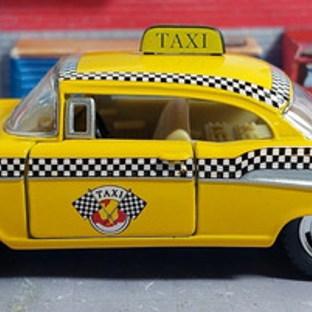 Taxi Chevrolet Belair 1967 1-40 Carro De Coleccion 4
