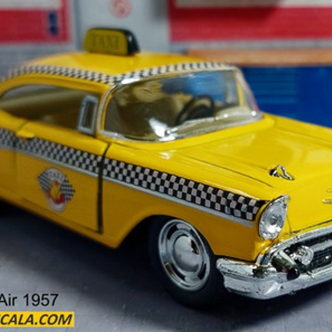 Taxi Chevrolet Belair 1967 1-40 Carro De Coleccion 9