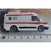 Ambulancia Volkswagen Crafter Marca Majorette  1:64