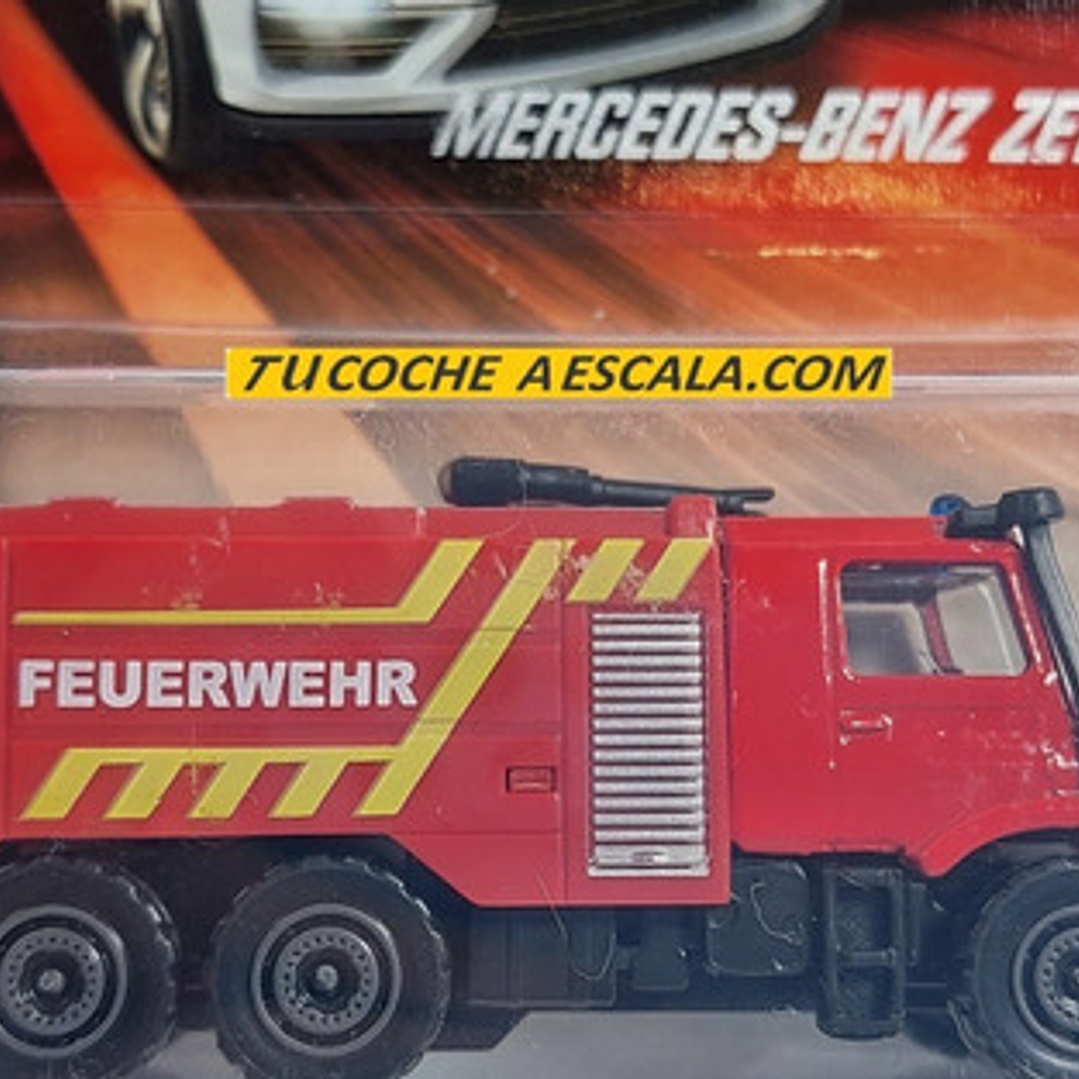 Carro De Bomberos Mercedes Benz Majorette   2