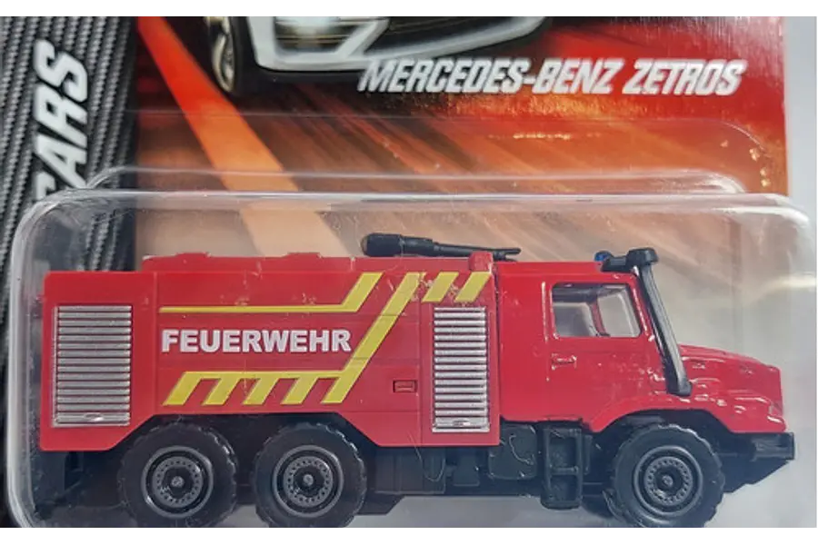 Carro De Bomberos Mercedes Benz Majorette  