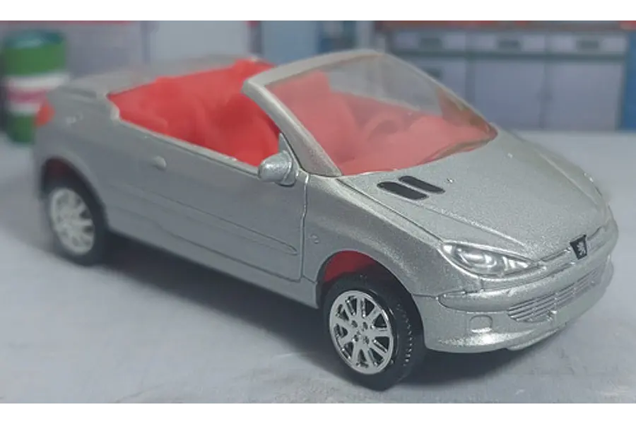 Peugeot 206 Cc, Escala 1/64, Marca Norev 