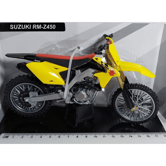 Moto Suzuki RM-Z 450, Escala 1/12 De Colección  