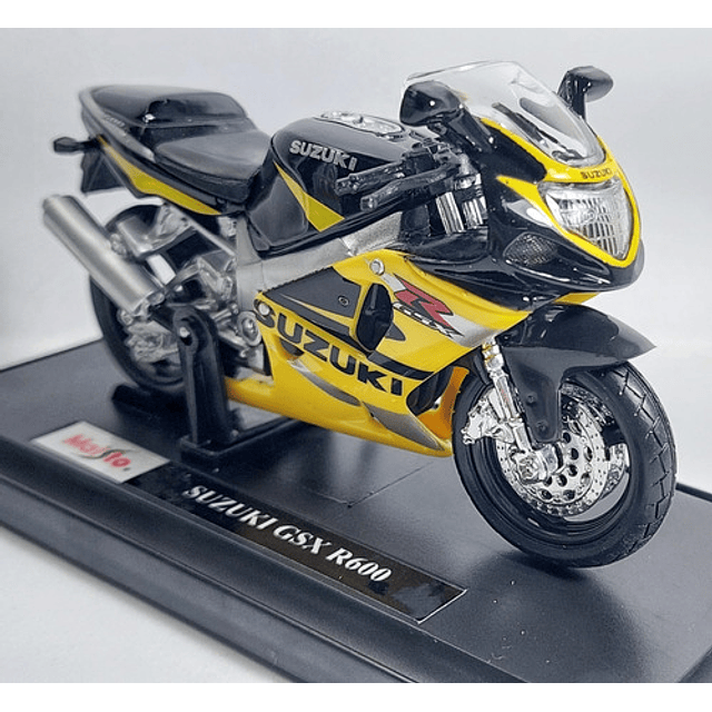 Moto Suzuki GSX R600, Escala 1/18 De Colección  