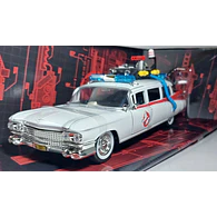 Caza Fantasmas Ecto 1, Escala 1/24 Carro De Coleccion