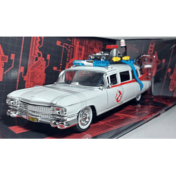 Caza Fantasmas Ecto 1, Escala 1/24 Carro De Coleccion