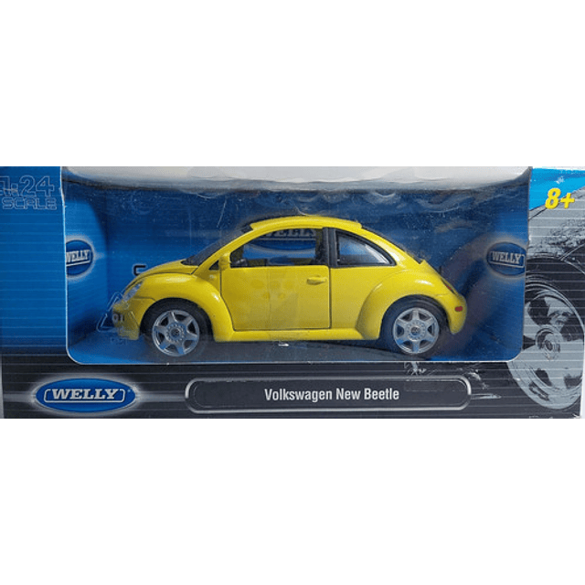 Volkswagen New Beetle, Escala 1/24, marca welly